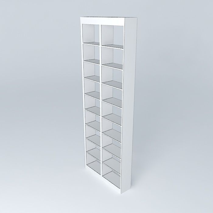 bookshelf at hall door left Free 3D model_3