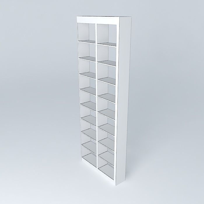 bookshelf at hall door left Free 3D model_4