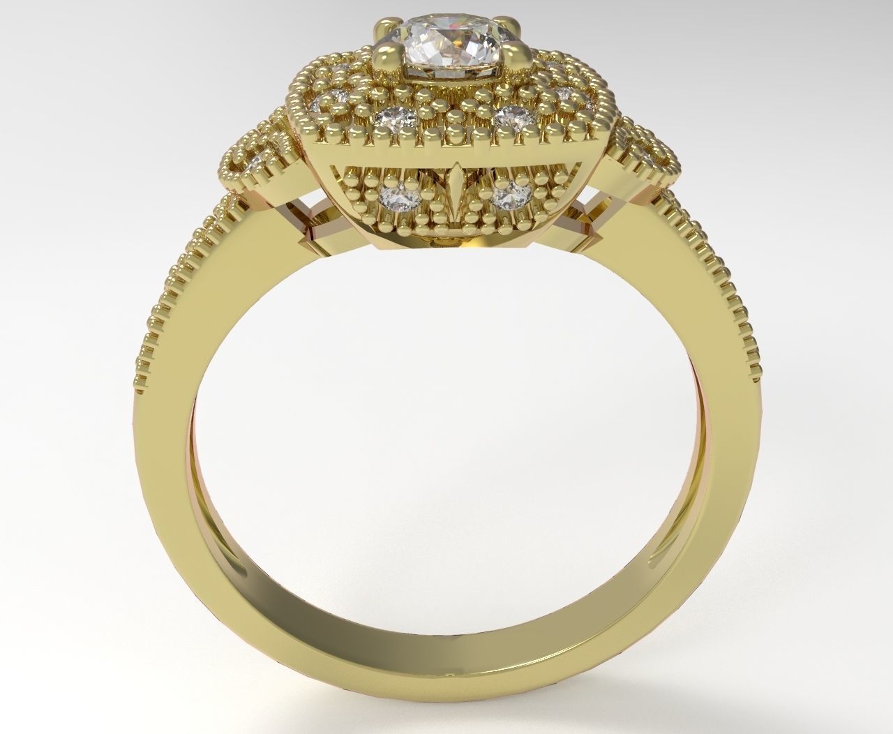 Ring engagement print model 3dm - 1 3D print model_1