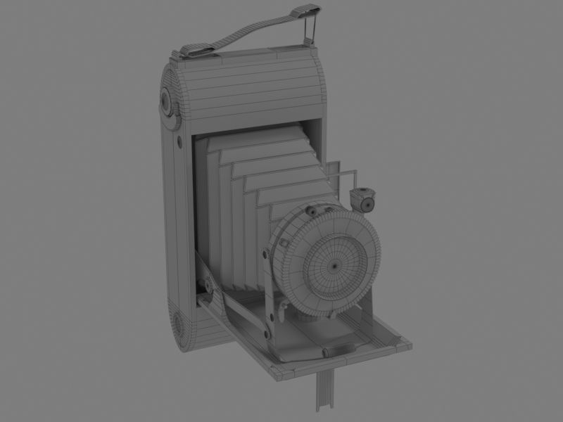 Photocamera Voigtlander Bessa 3D model_5