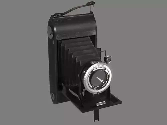 Photocamera Voigtlander Bessa 3D model