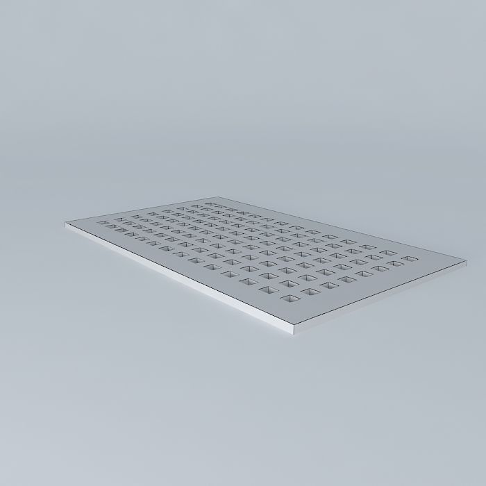 Bar door yasenevo2 Free 3D model_3