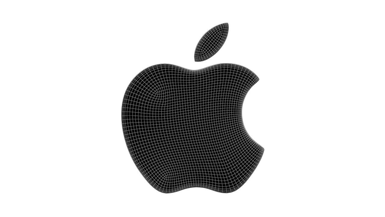 Apple Logo 05 Free low-poly 3D model_6