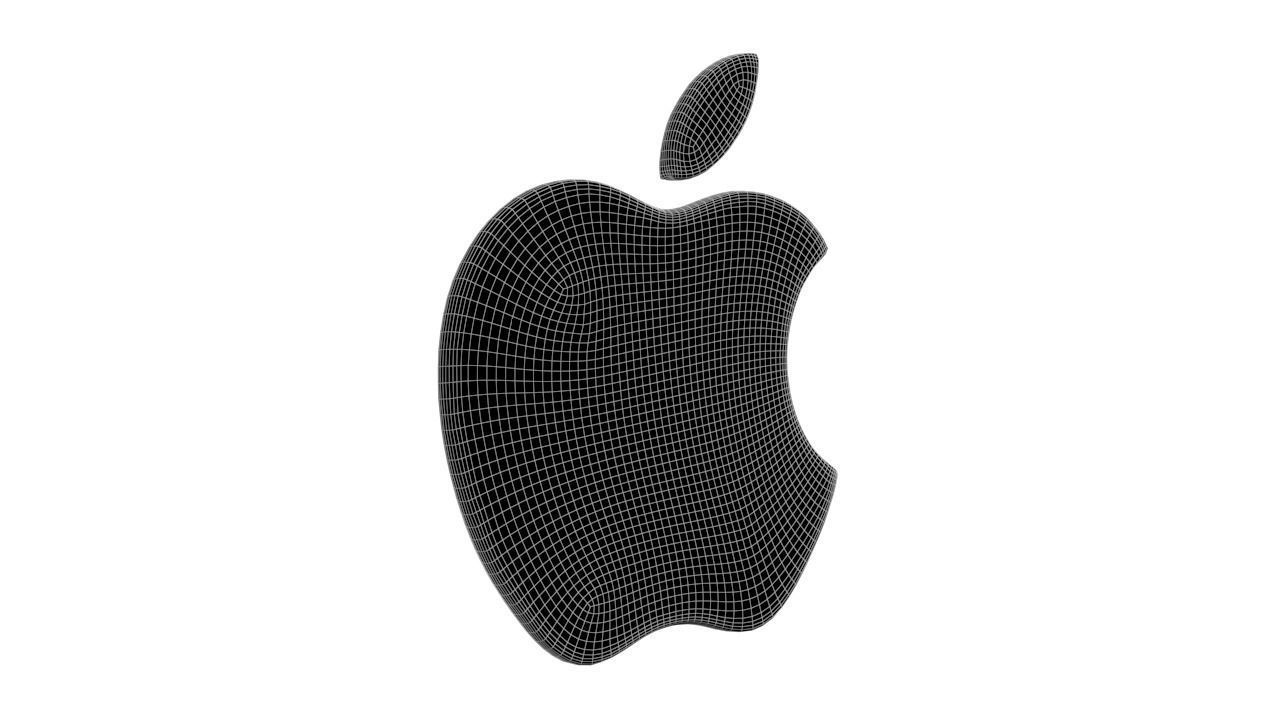 Apple Logo 05 Free low-poly 3D model_7