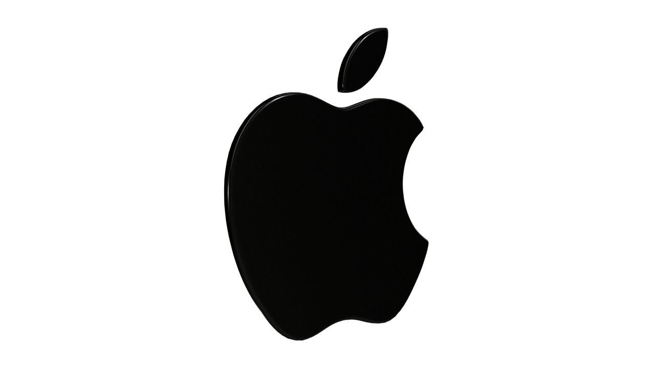 Apple Logo 05 Free low-poly 3D model_3