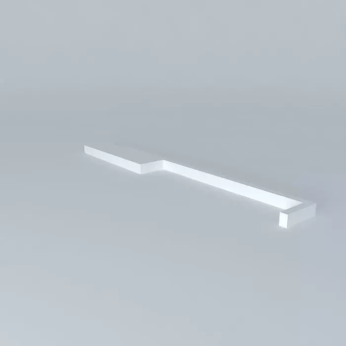 Custom bathroom shelf Free 3D model_0