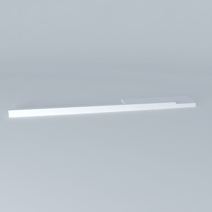 Custom bathroom shelf Free 3D model_2