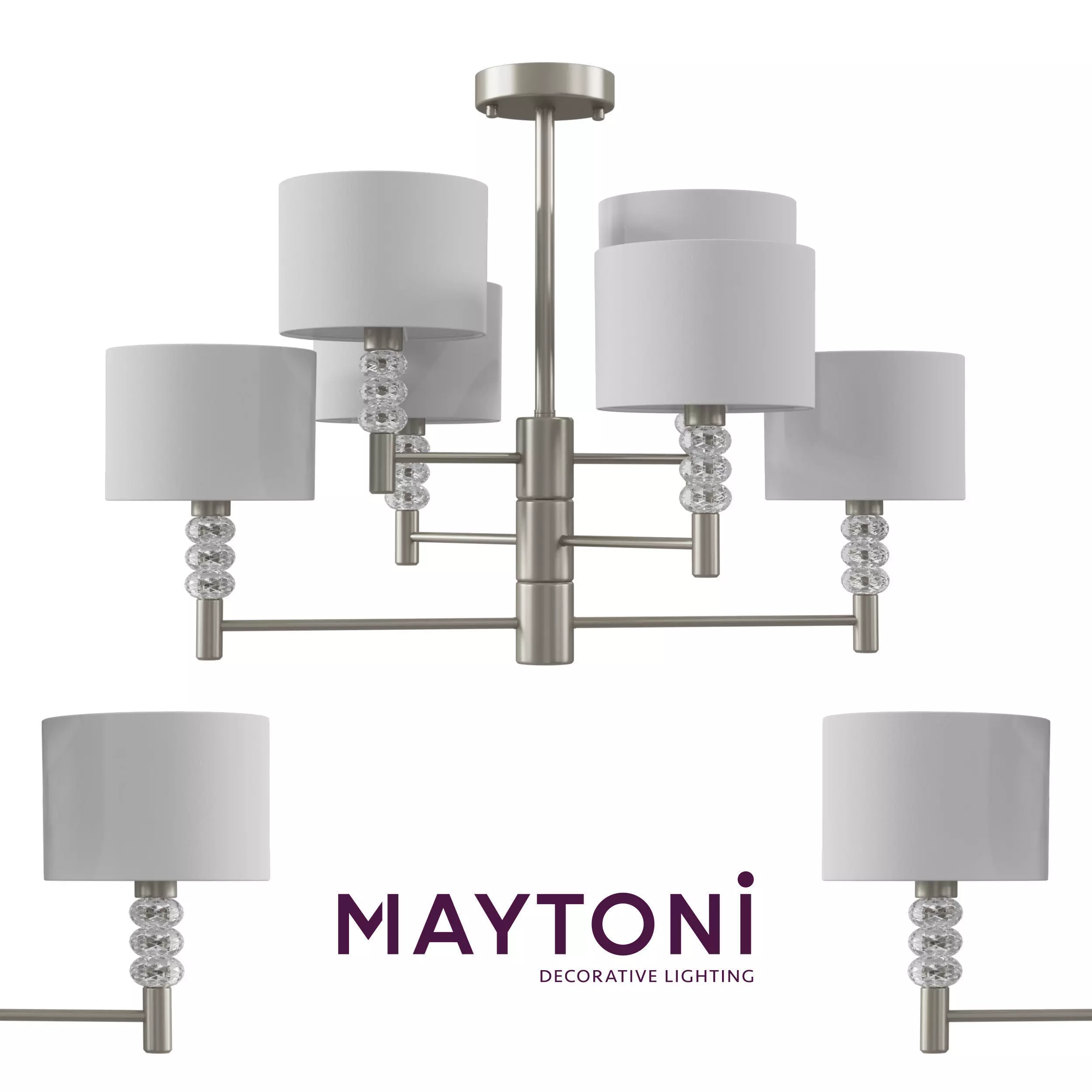 Chandelier Lincoln MOD527PL-06N Maytoni Modern Free 3D model