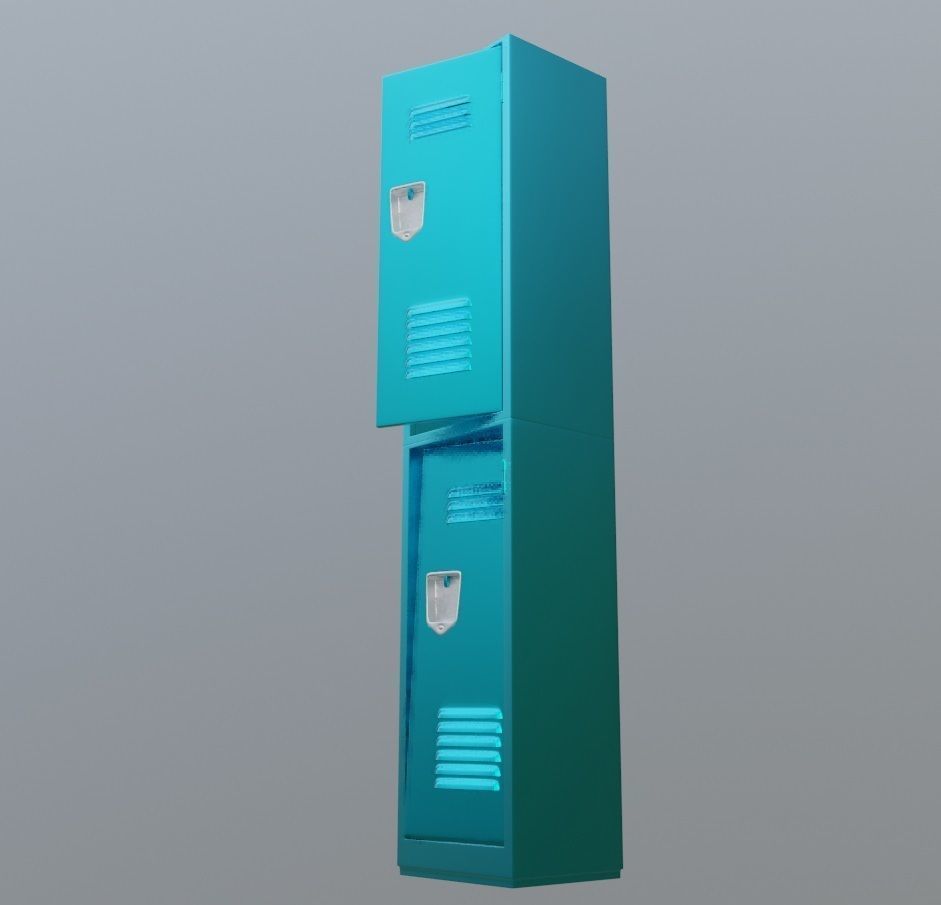 school lockers 3d models 3D model_6