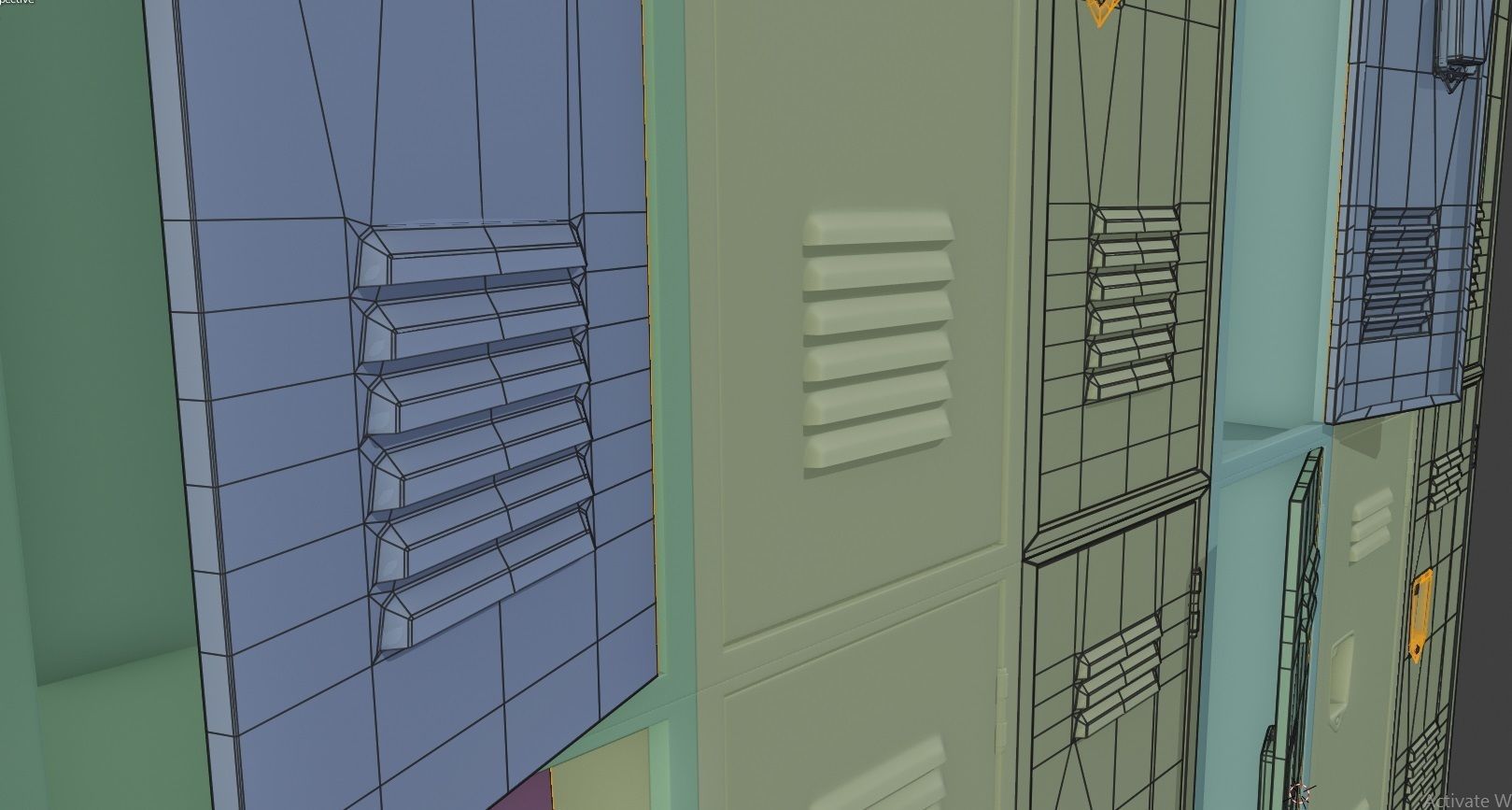 school lockers 3d models 3D model_1