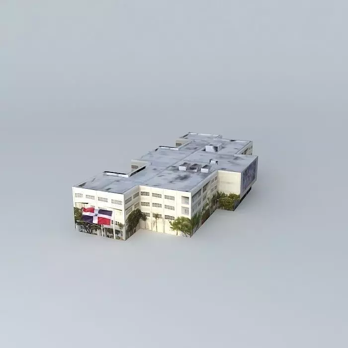 Pedro Mir Library Santo Domingo Dominican Republic Free 3D model