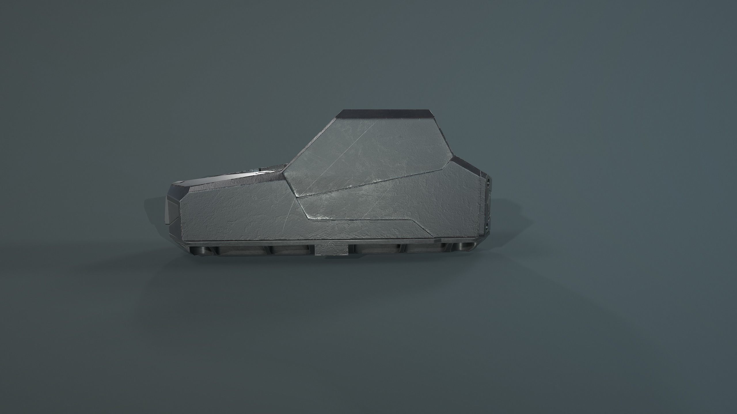 Hartman MH-1 collimator holographic Weapon Sight Low-poly 3D model_10