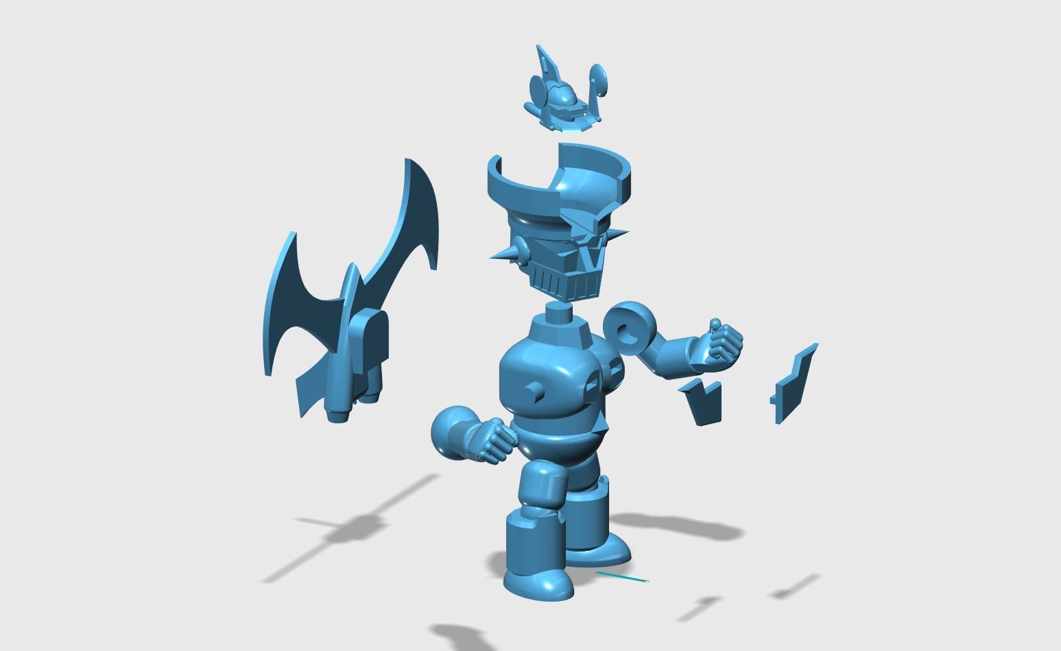 Mazinger Z SD series 3D Print DIY Model 3D print model 3D print model_10