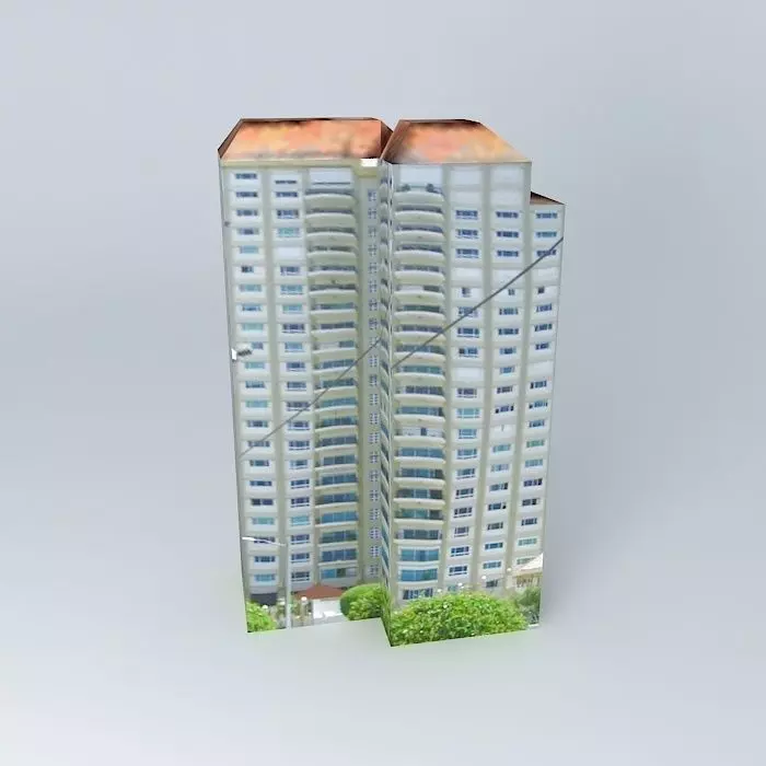 Concervatorio front building Santo Domingo Dominican Republic Free 3D model