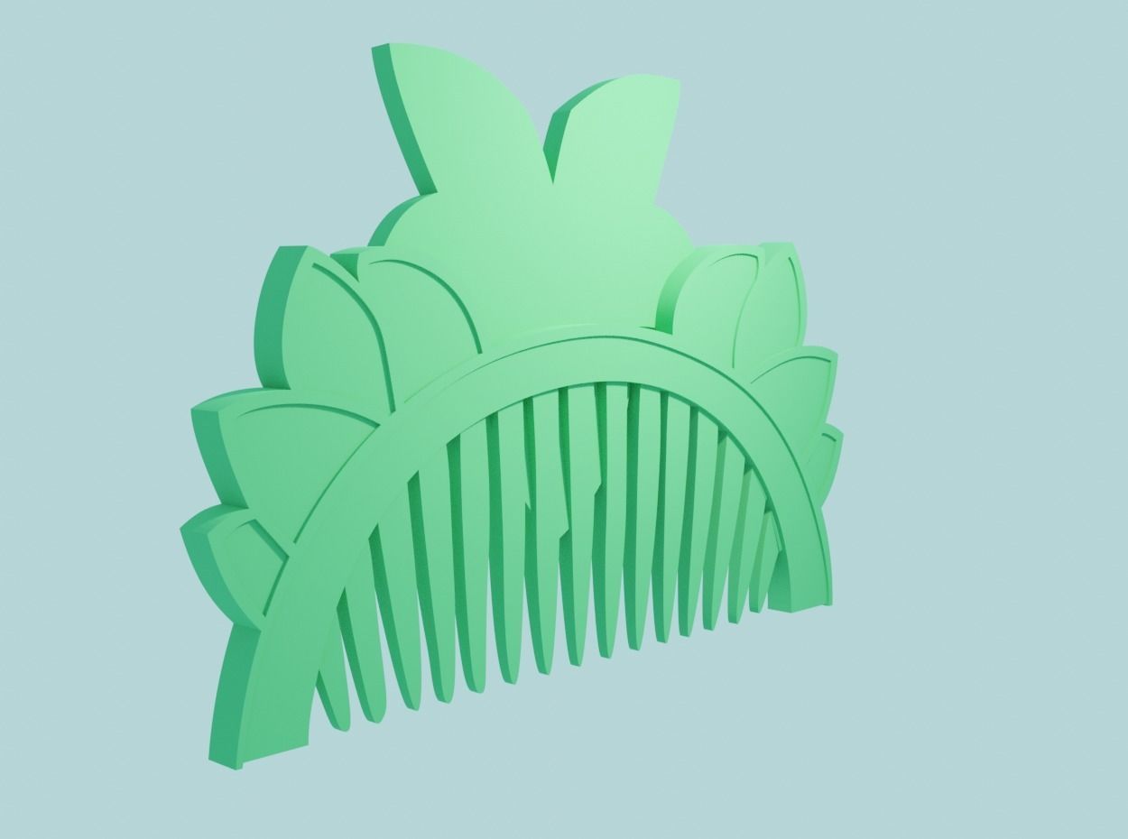 Movie Accurate Mulan Comb 3D print model_6