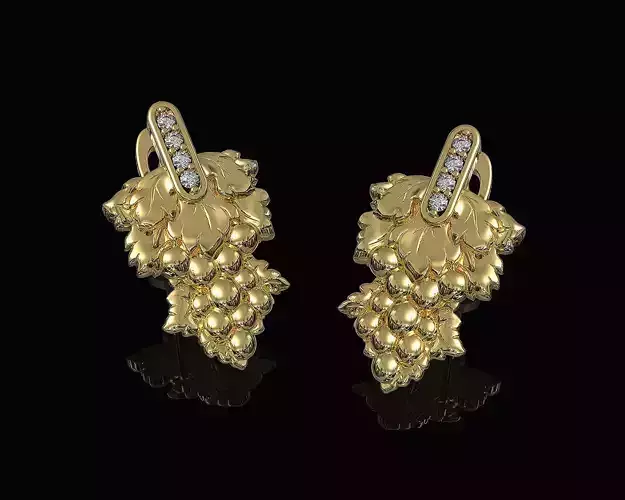 Grape Earrings