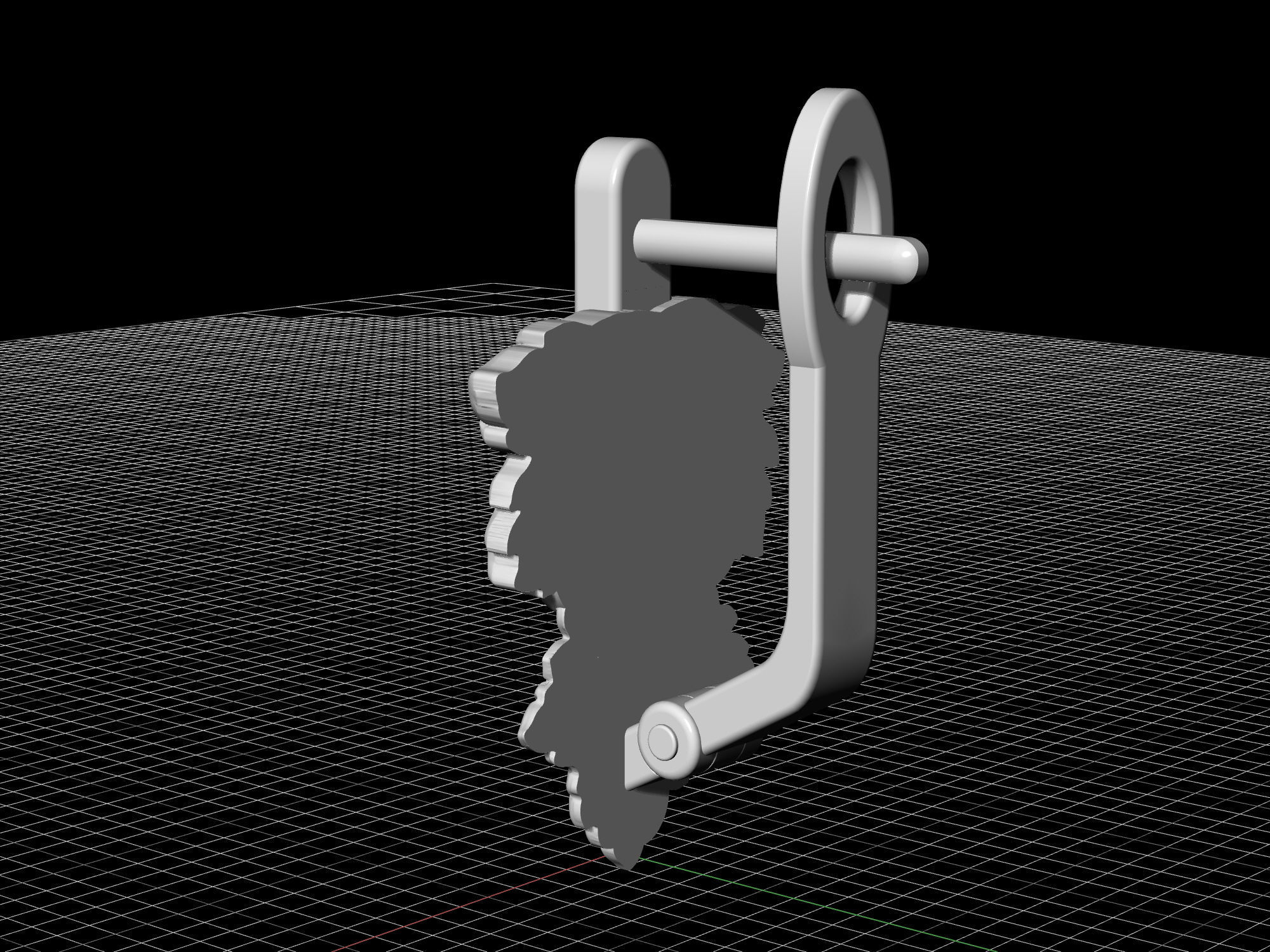 Grape Earrings 3D print model_10