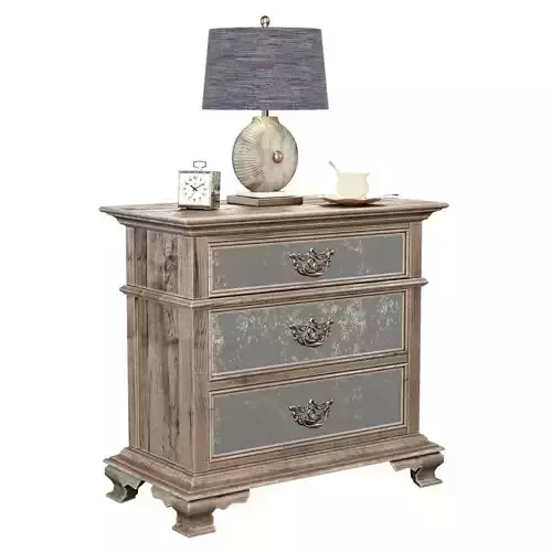 Campania Bachelor  Chest 370-229 3D model