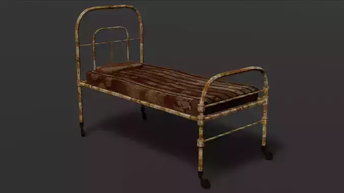 Terror old hospital bed