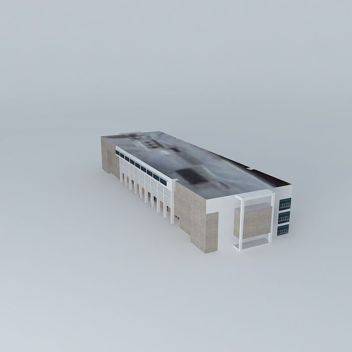 Pedro Henríquez Ureña National Library  Santo Domingo Dominic... Free 3D model_2