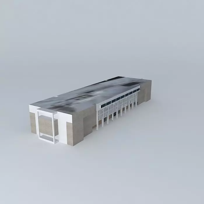 Pedro Henríquez Ureña National Library  Santo Domingo Dominic... Free 3D model_0