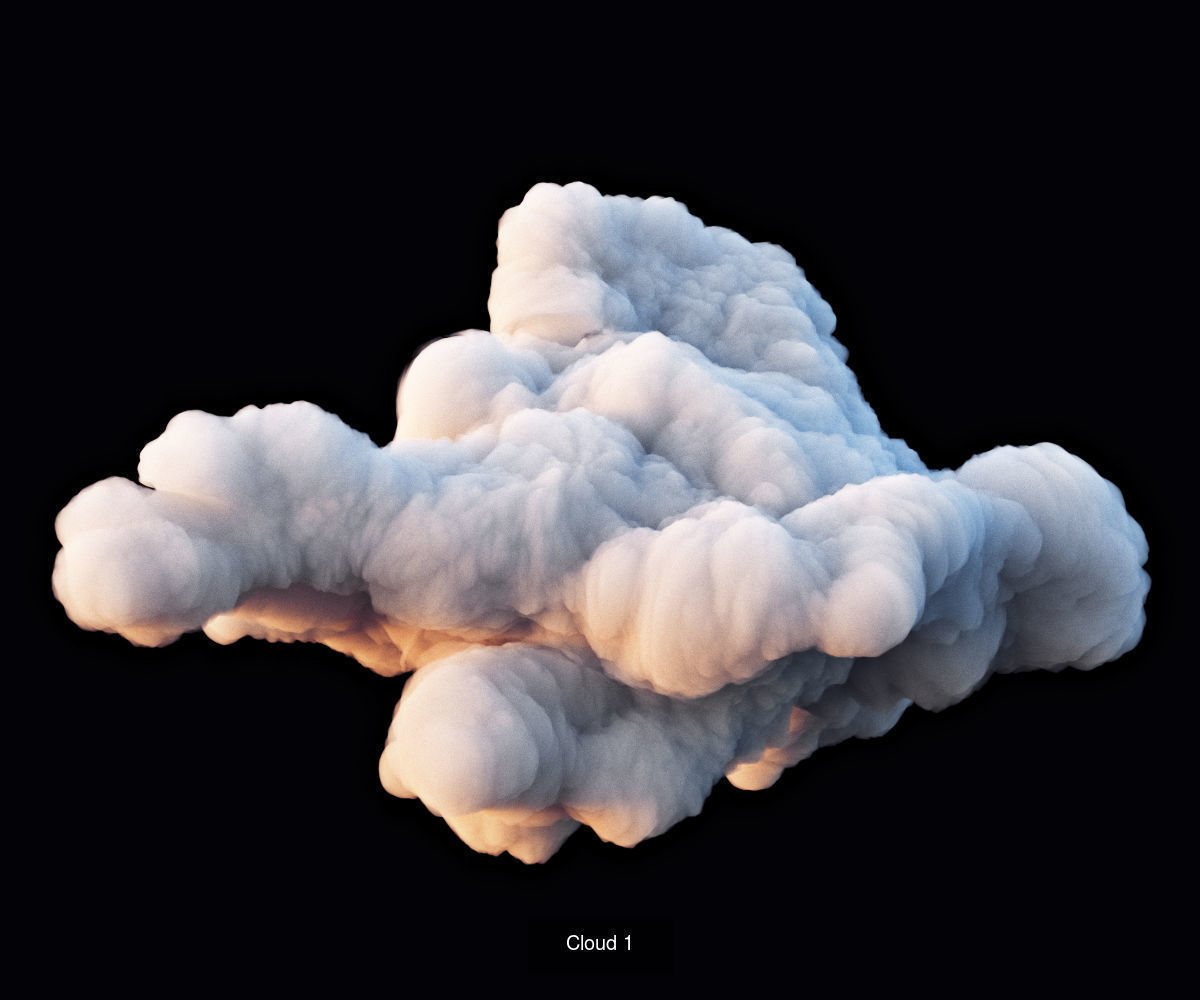 Clouds Pack 3Ds Max 3D Model Collection_3
