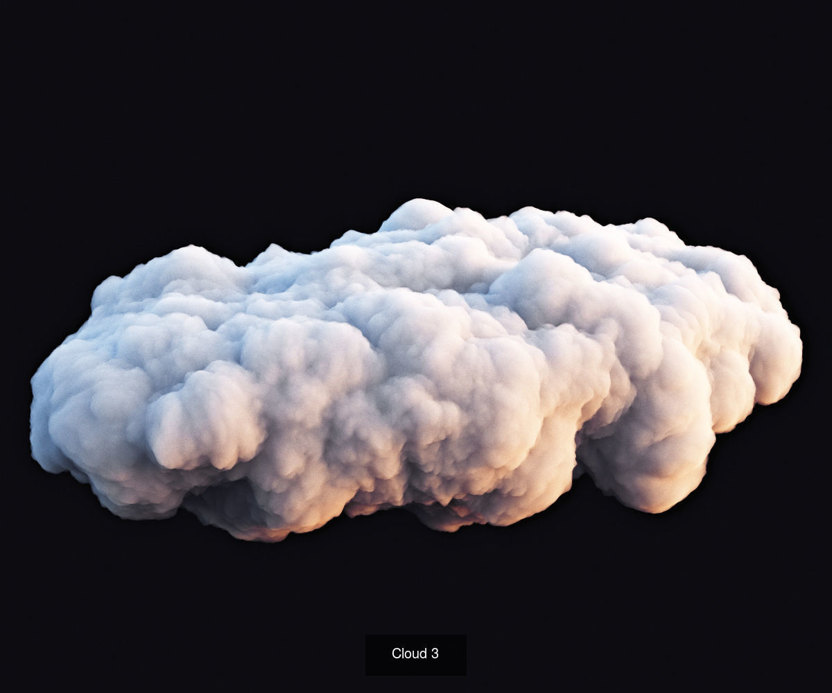 Clouds Pack 3Ds Max 3D Model Collection_4
