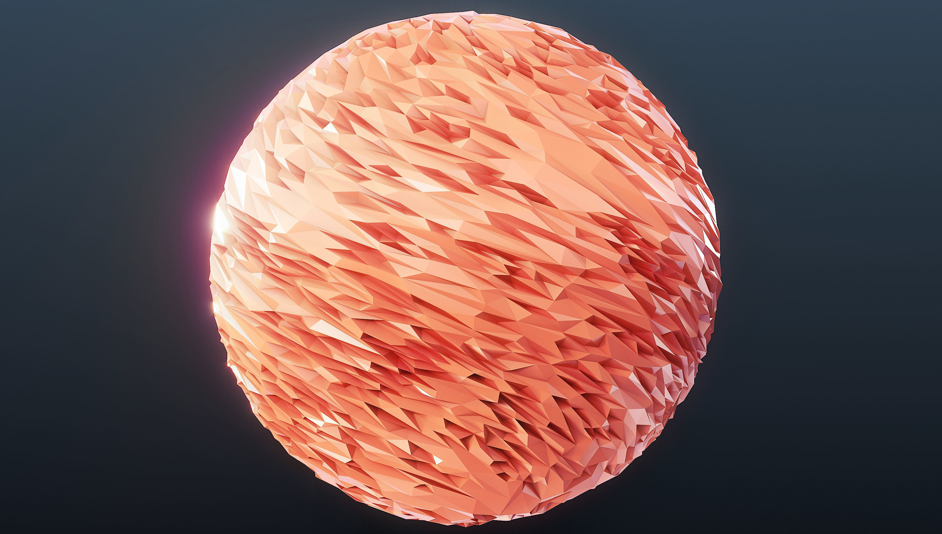 The Solar System Low Poly Low-poly 3D model_5