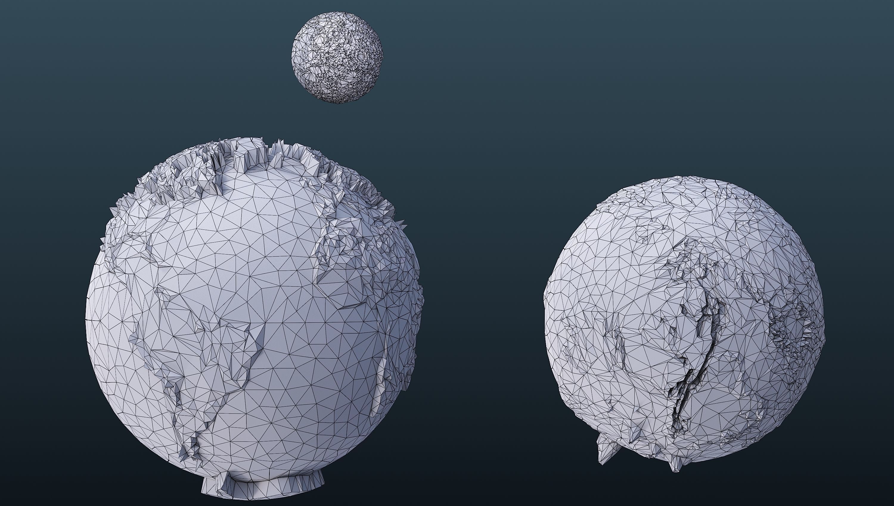 The Solar System Low Poly Low-poly 3D model_8