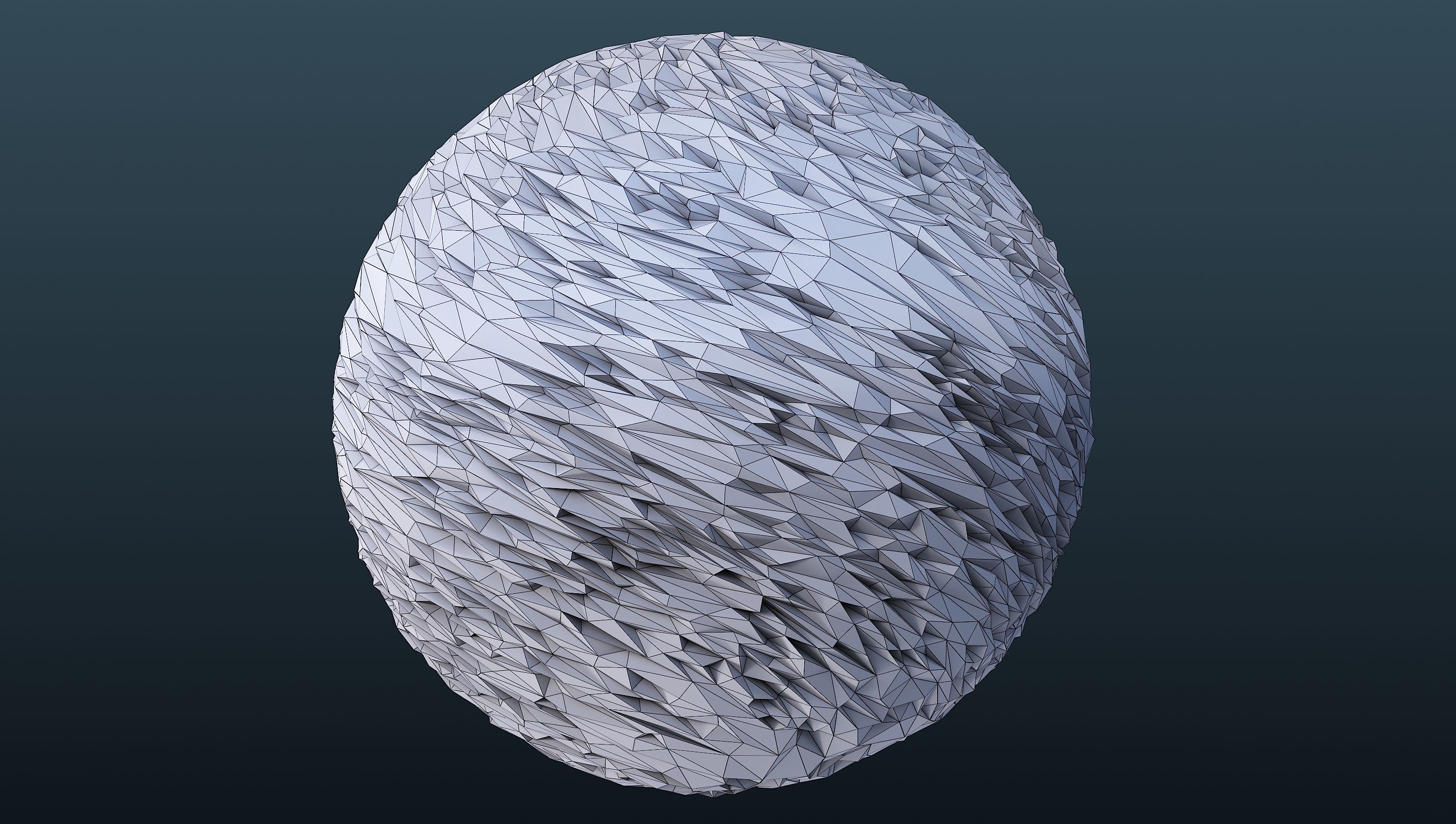 The Solar System Low Poly Low-poly 3D model_6