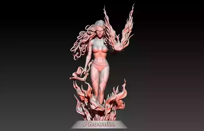 Phoenix Jean Grey 3D print model