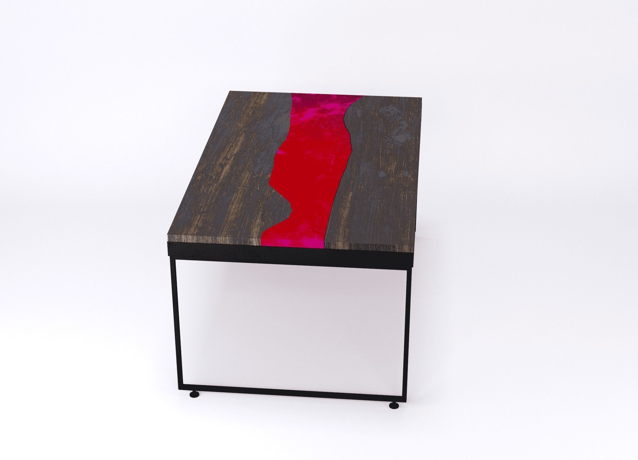 Resin river coffe table Vesuvius Kochut 3D model_16