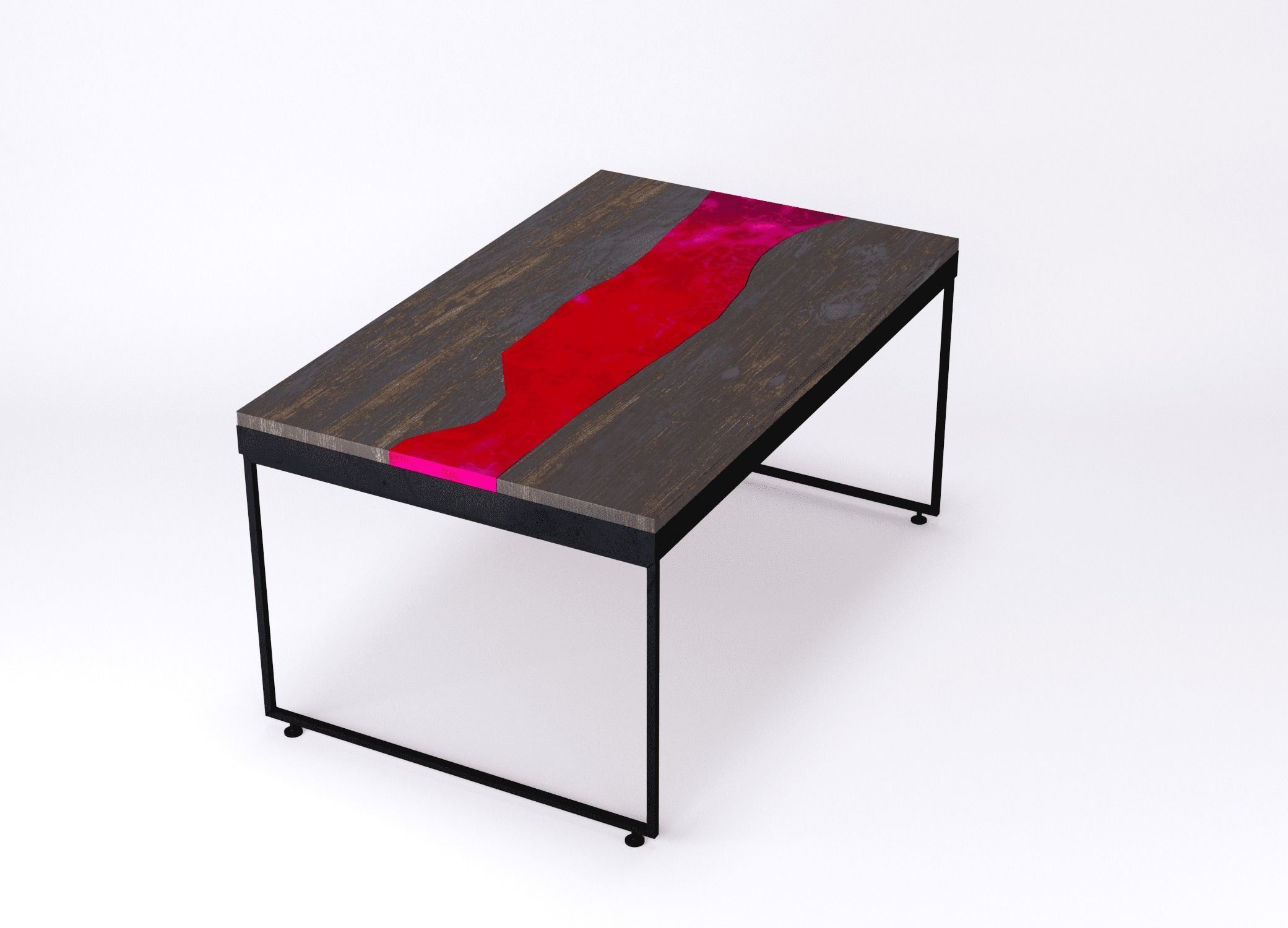Resin river coffe table Vesuvius Kochut 3D model_15