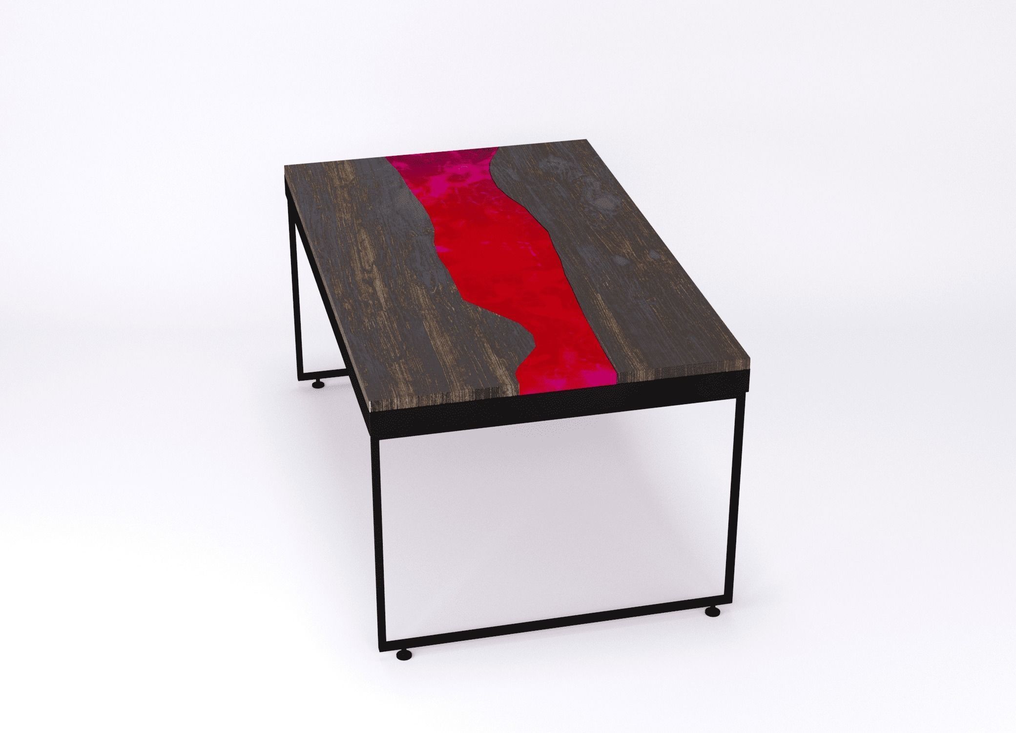 Resin river coffe table Vesuvius Kochut 3D model_17