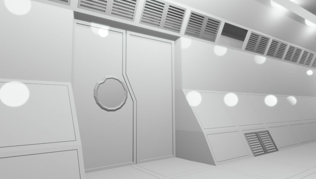 Sci-fi Tonnels Pack 3D model_5