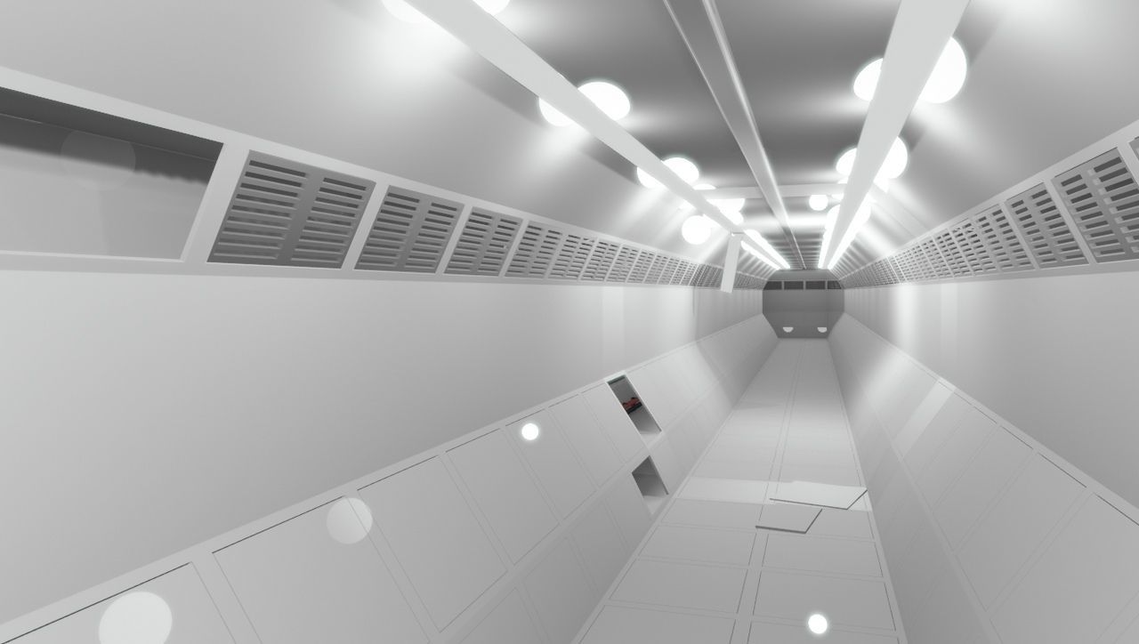 Sci-fi Tonnels Pack 3D model_3