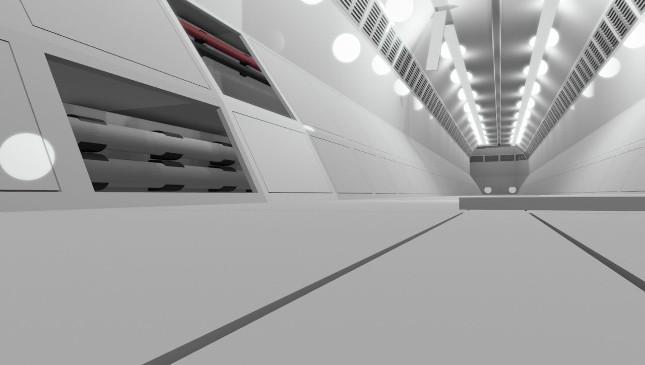 Sci-fi Tonnels Pack 3D model_4