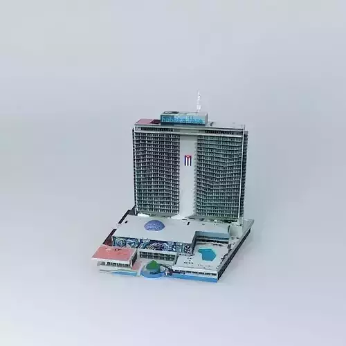 Hotel Habana Libre Havana  Cuba Free 3D model