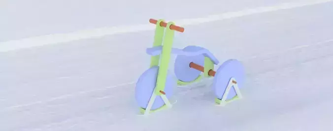 Skicycle kids bike concept