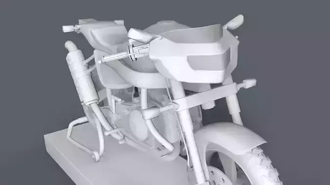 Racing  Motorcycle with Beautifully Designed