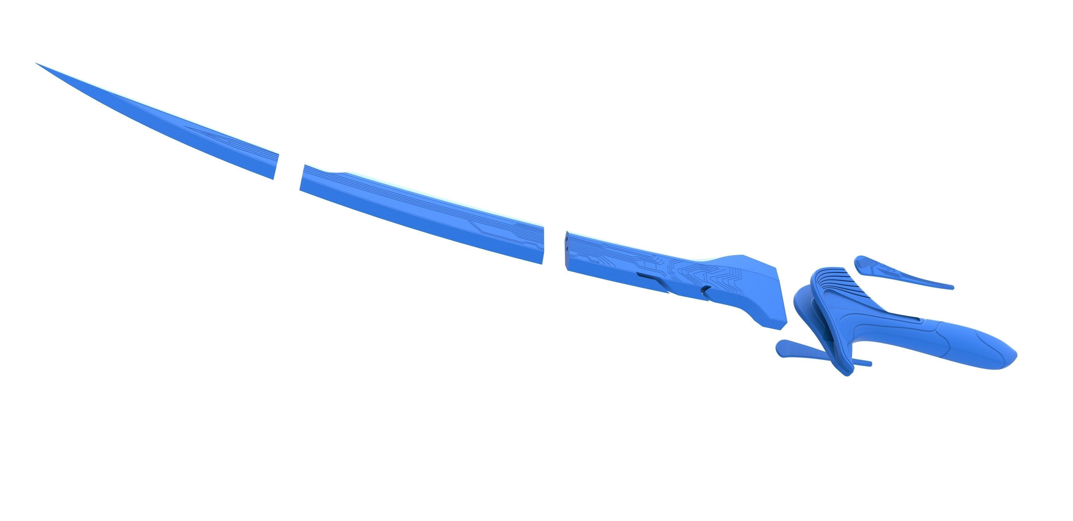 Sword of Alita from the movie Alita Battle angel 2019 3D print model_24