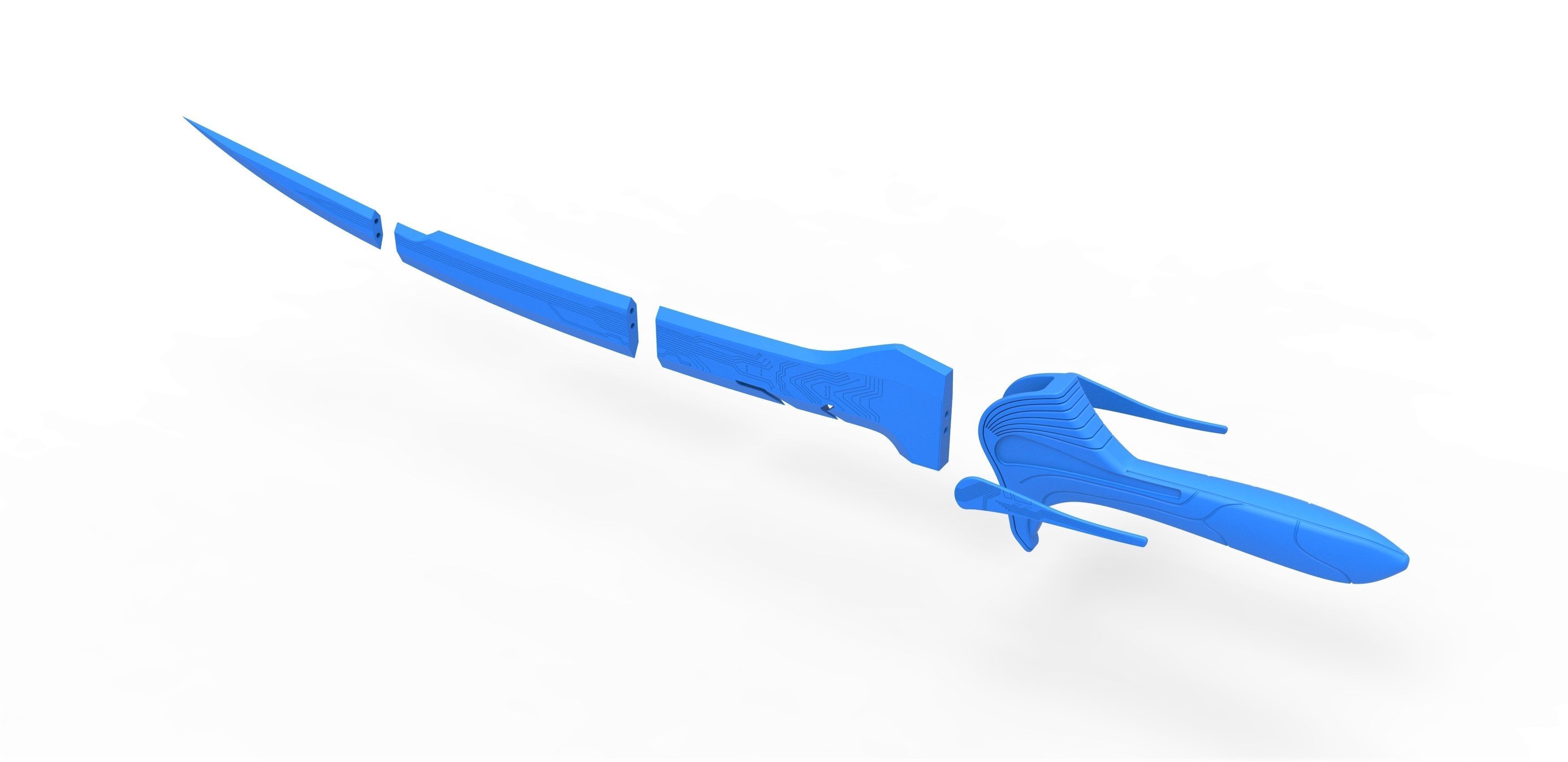 Sword of Alita from the movie Alita Battle angel 2019 3D print model_27