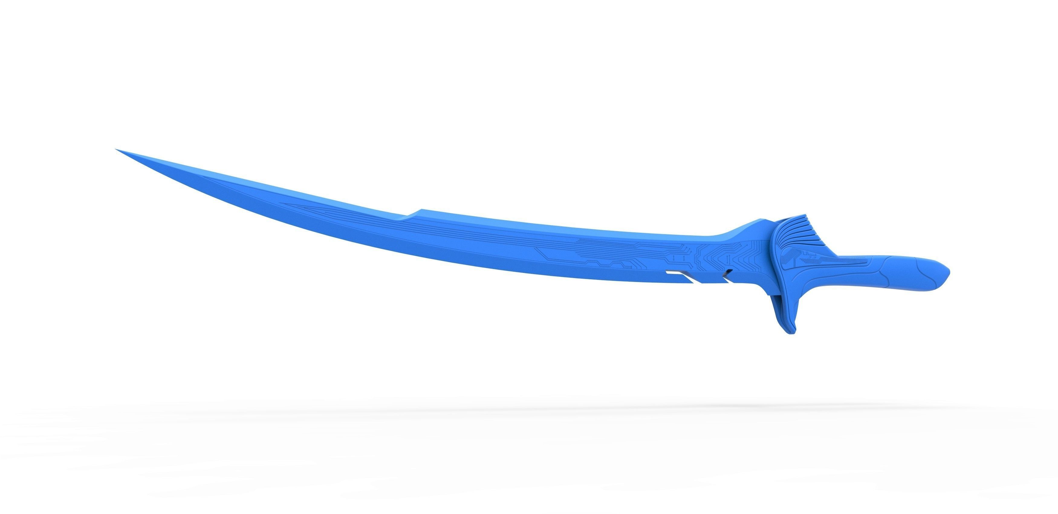 Sword of Alita from the movie Alita Battle angel 2019 3D print model_12