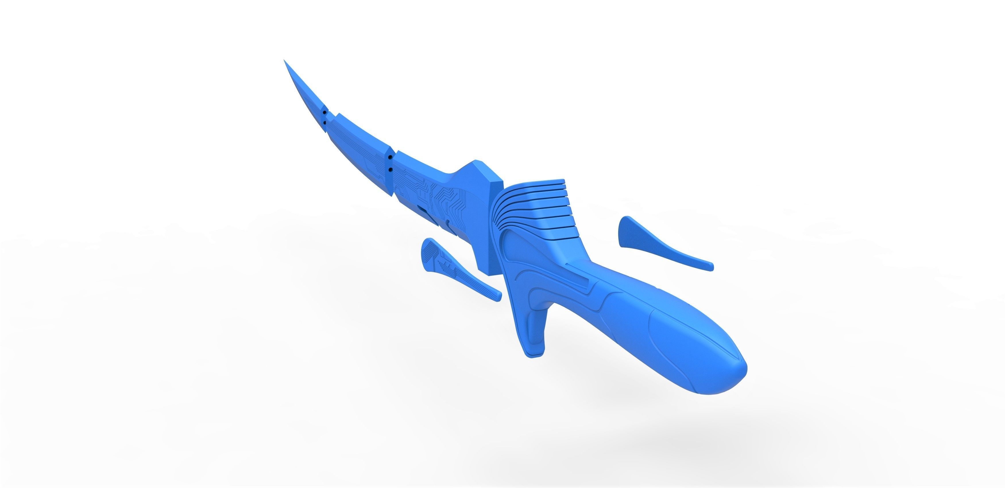Sword of Alita from the movie Alita Battle angel 2019 3D print model_28