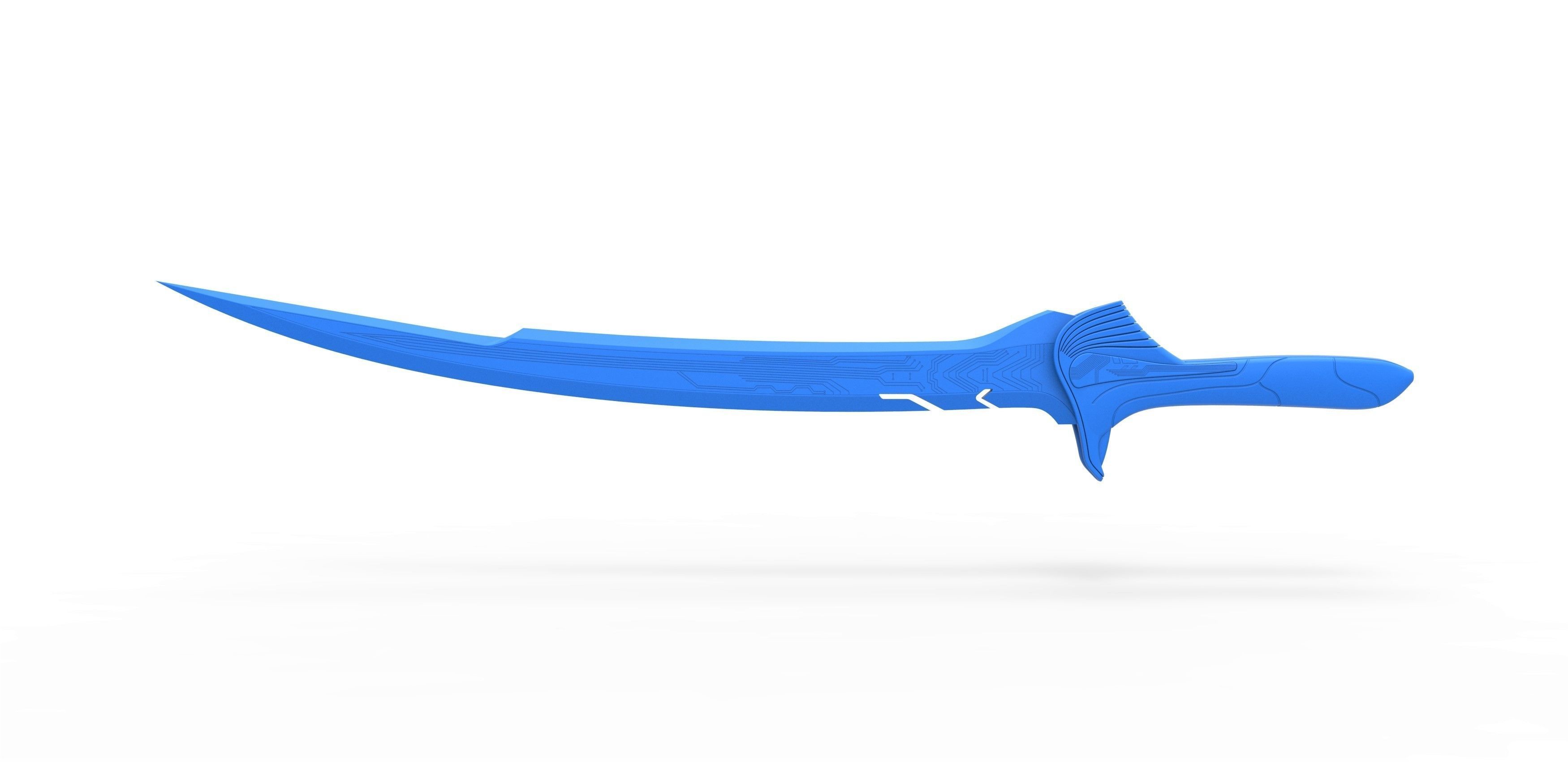 Sword of Alita from the movie Alita Battle angel 2019 3D print model_16