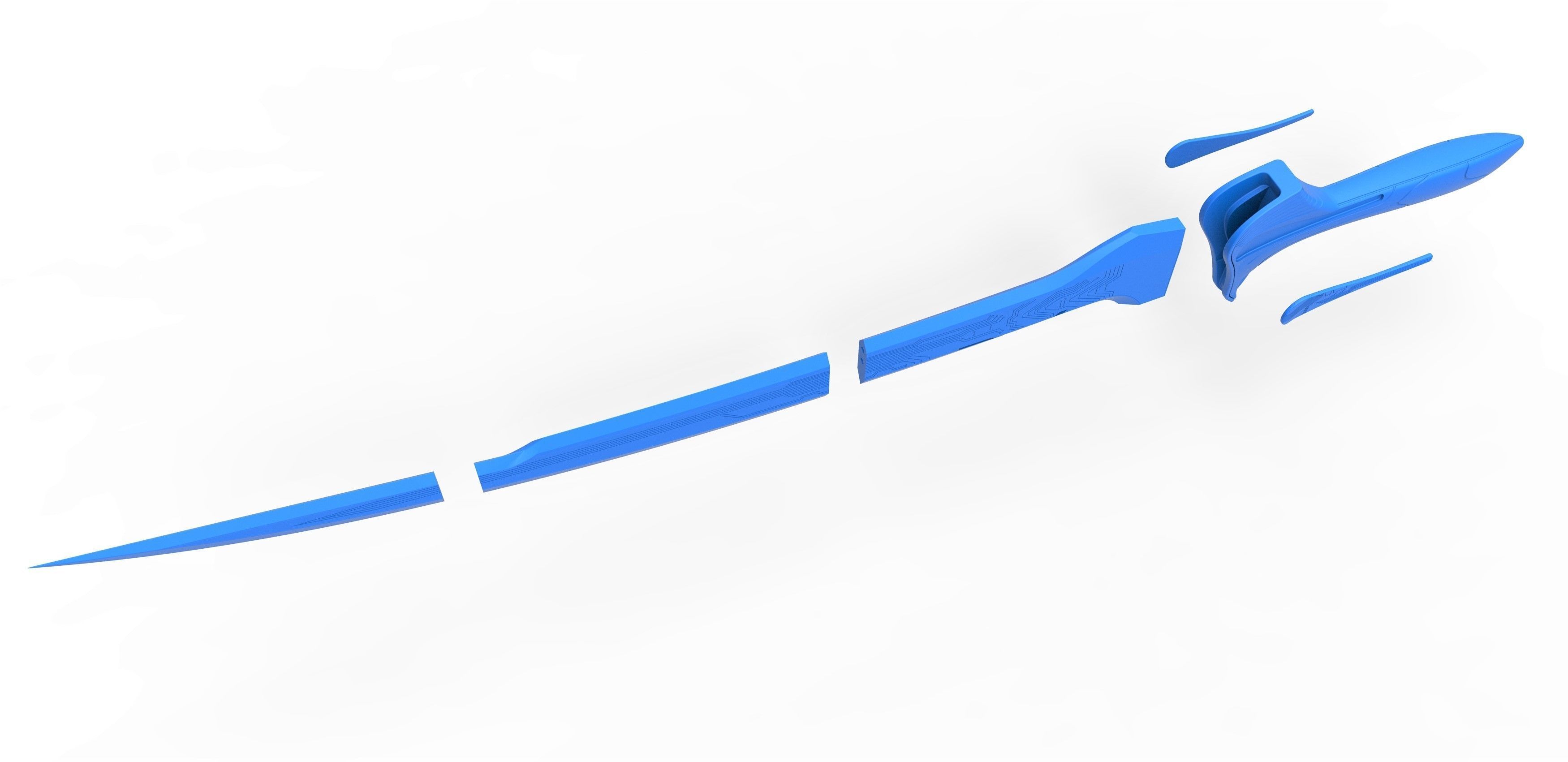 Sword of Alita from the movie Alita Battle angel 2019 3D print model_23