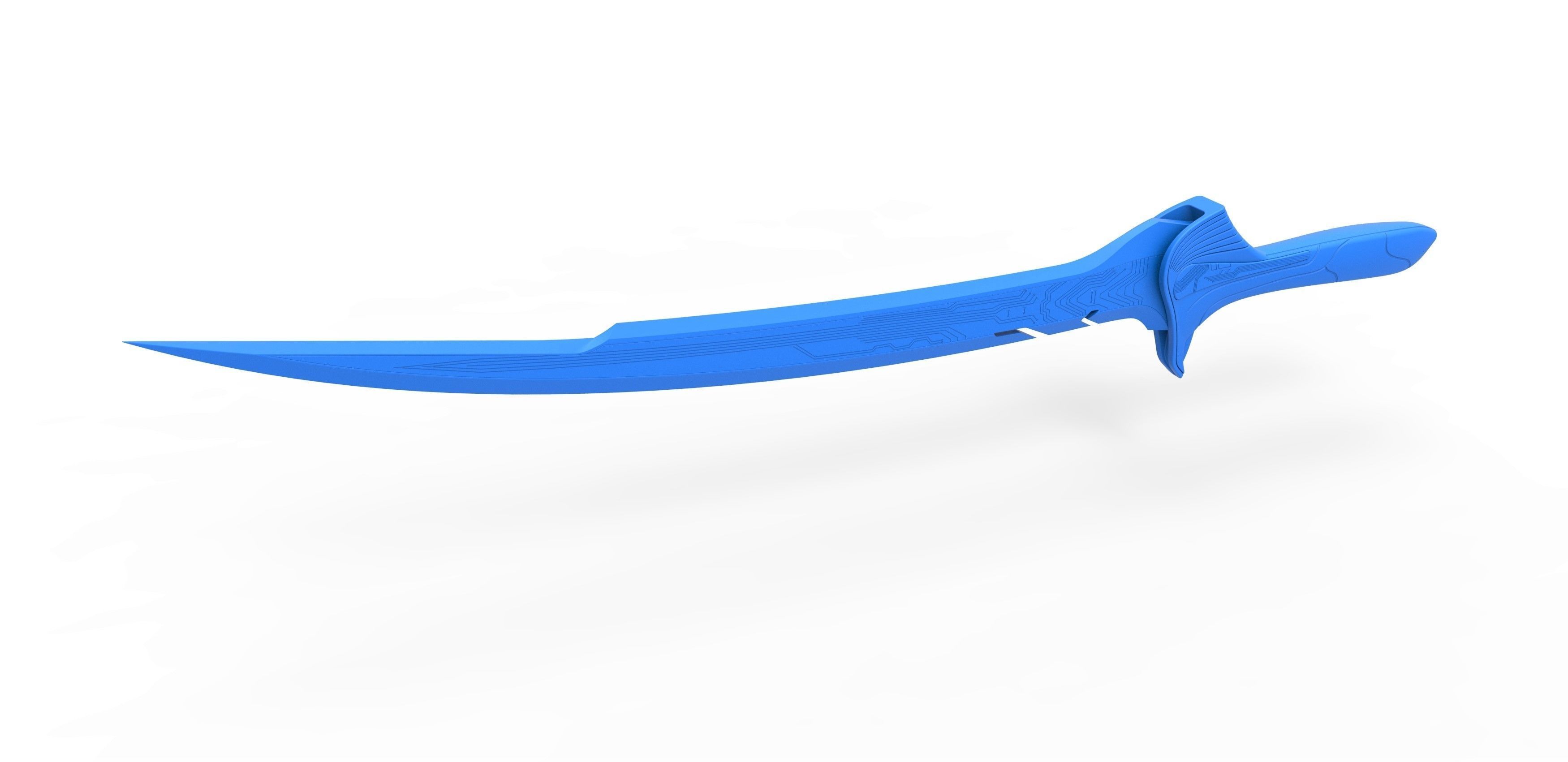 Sword of Alita from the movie Alita Battle angel 2019 3D print model_11