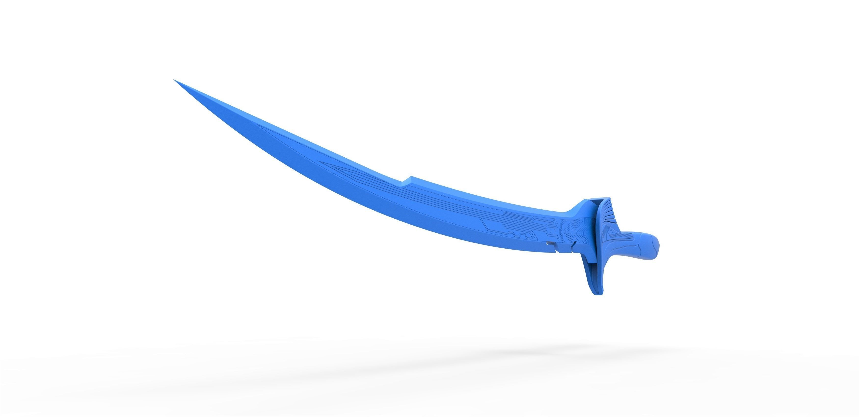 Sword of Alita from the movie Alita Battle angel 2019 3D print model_14