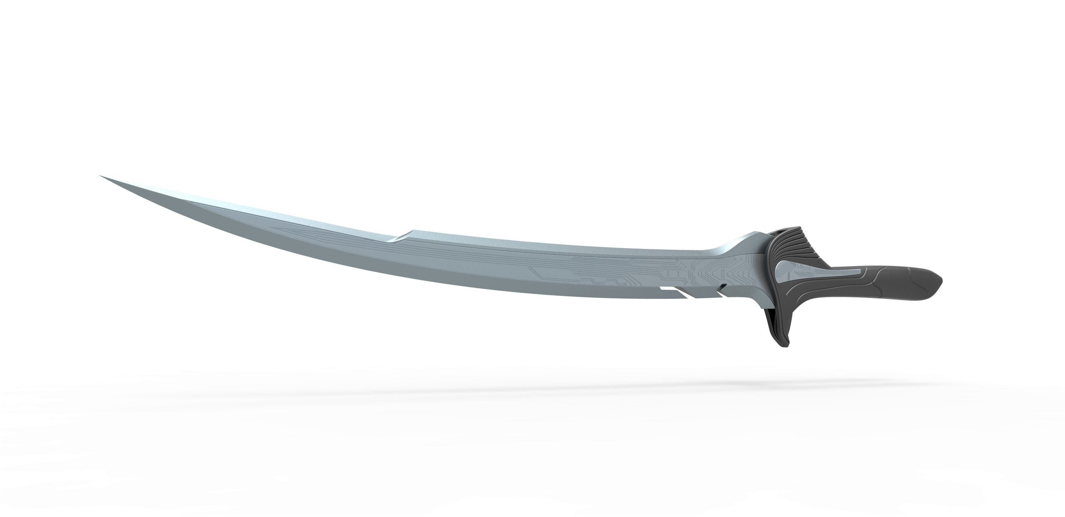 Sword of Alita from the movie Alita Battle angel 2019 3D print model_1