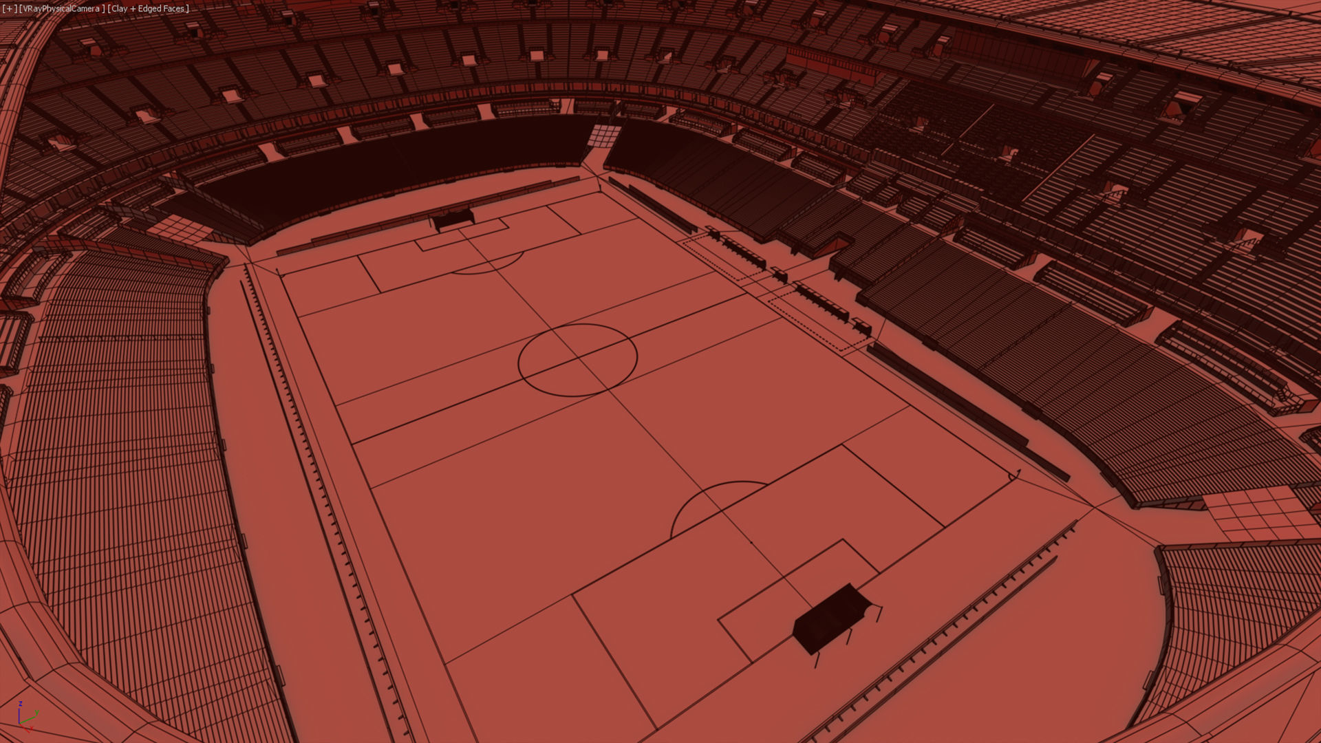 Soccer Stadium SDF 3D model_82